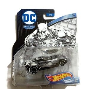 Hot Wheels character car BATMAN sketched series.